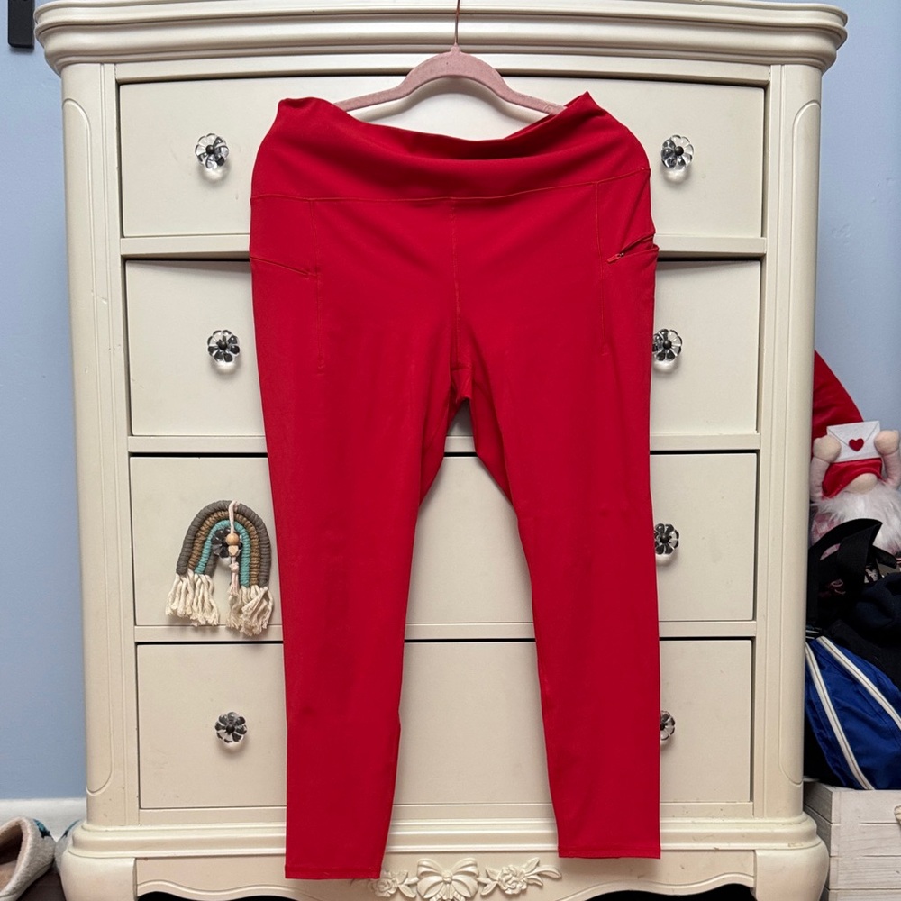 Spyder Red Workout Leggings